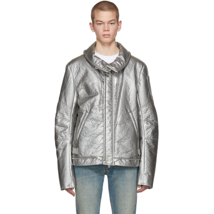Photo: Helmut Lang Silver Re-Edition Astro Moto Jacket