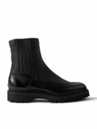 John Lobb - Ridge Smooth and Full-Grain Leather Chelsea Boots - Black