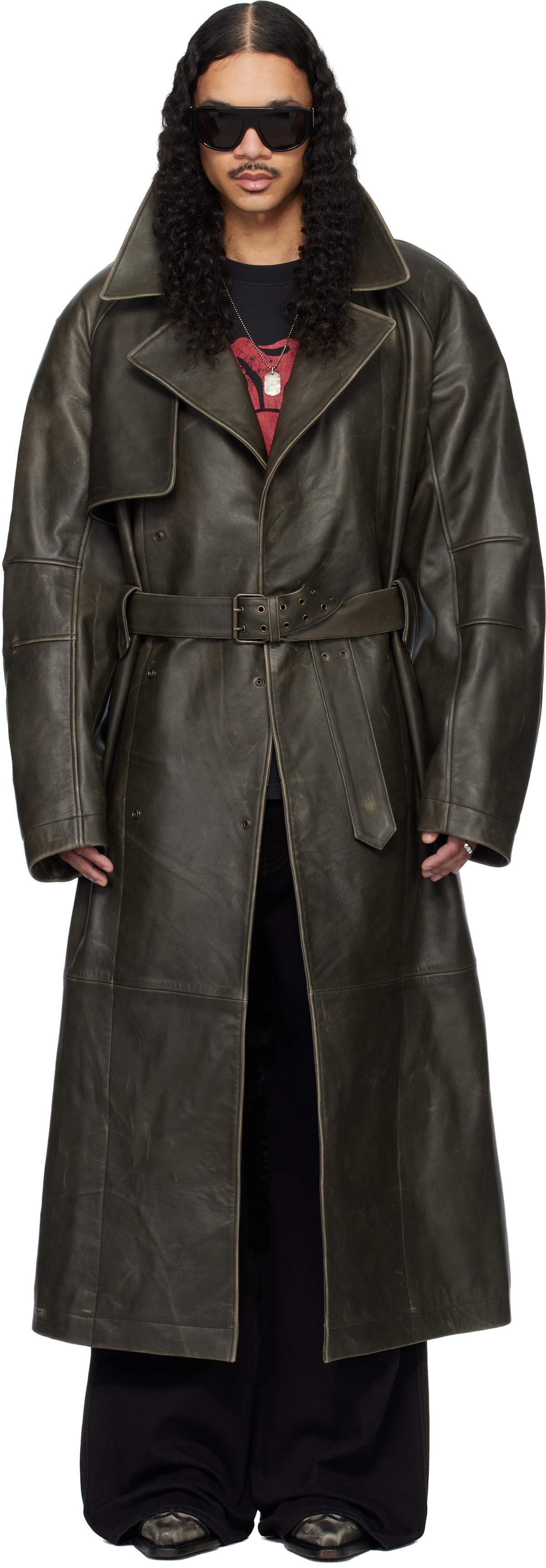 LU'U DAN Black Supa Sleaze Track Jacket LU'U DAN