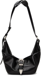 Marge Sherwood Black Belted Medium Bag