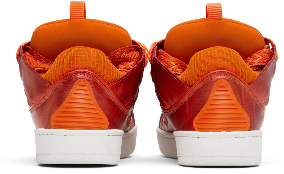 Lanvin Orange Curb Sneakers Lanvin display picture 1
