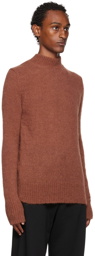 Dries Van Noten Brown Alpaca Sweater