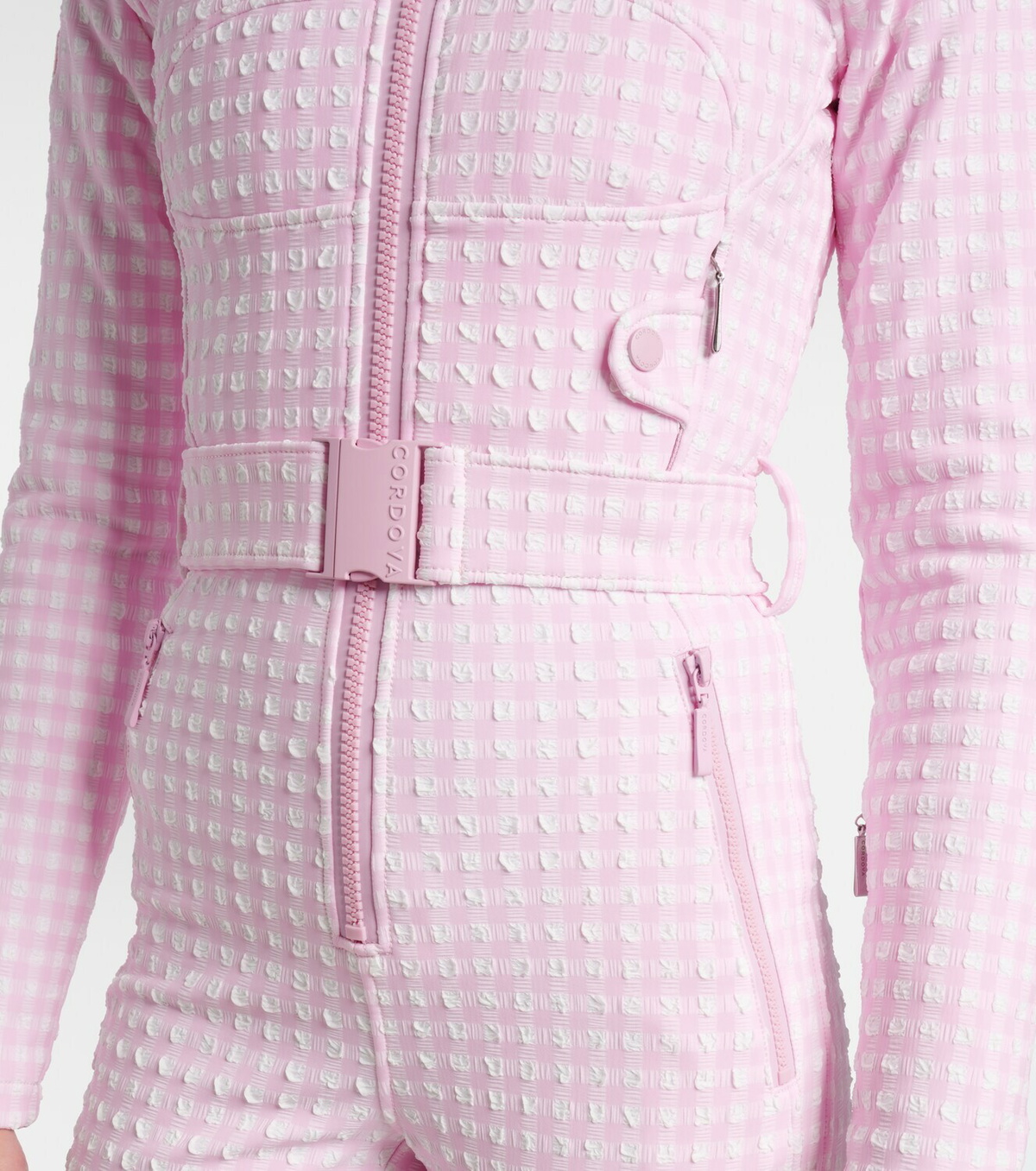 Cordova Chatel gingham ski suit