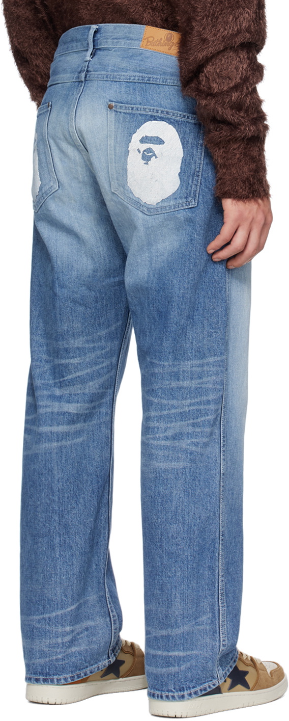 A BATHING APE ジーンズ A BATHING APE Jeans denim blue XS Used | eBay