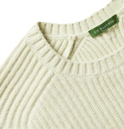 Sid Mashburn - Ribbed Merino Wool-Blend Sweater - Neutrals