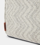 Missoni Columbia zigzag jacquard pouf