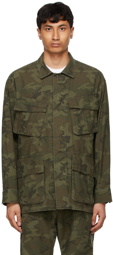 Neighborhood Khaki Camouflage Fatigue Jacket