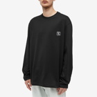 Wooyoungmi Men's Long Sleeve Back Logo T-Shirt in Black