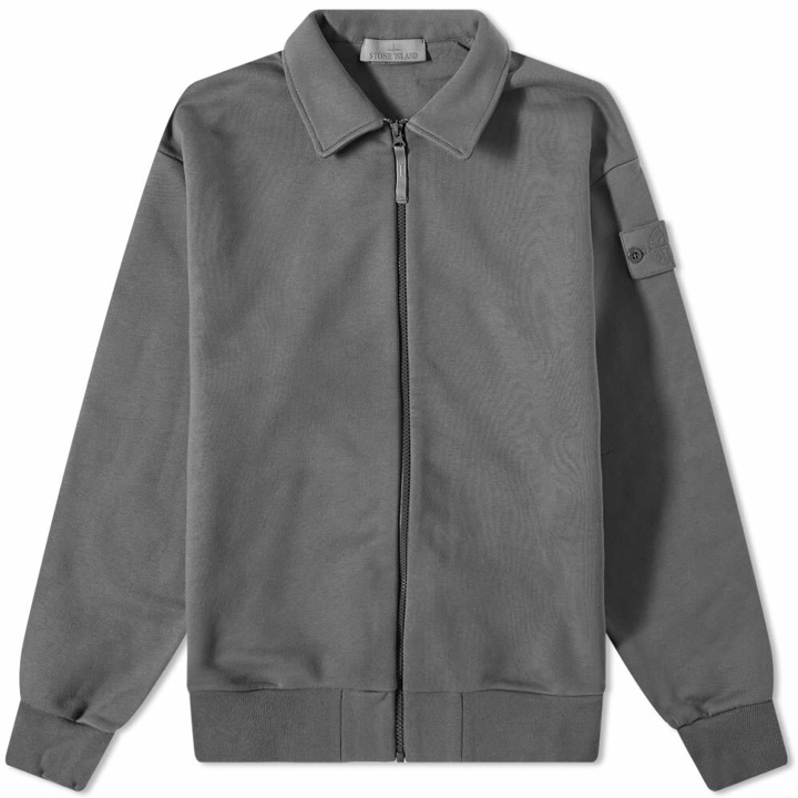 Photo: Stone Island Men's Ghost Jersey Jacket in Dark Grey