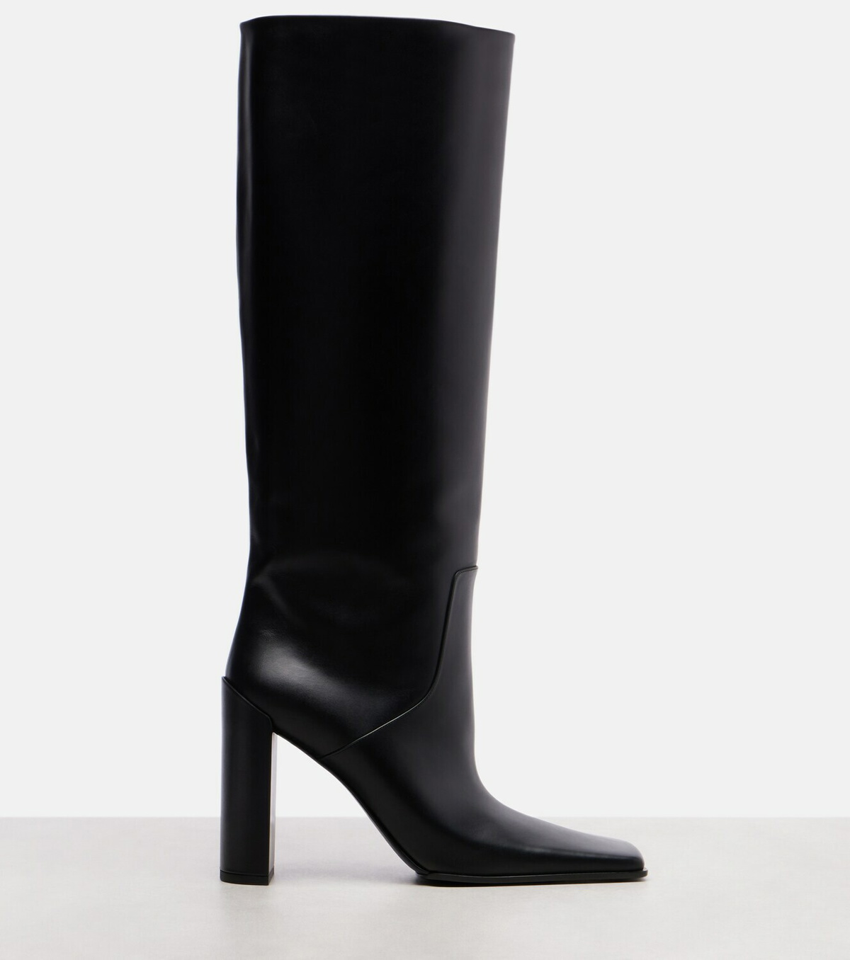 Alaïa Square 90 leather knee-high boots