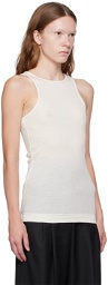 by Malene Birger Off-White Amieeh Tank Top