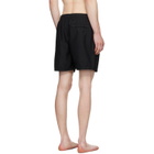 Stone Island Black B100B09 Brushed Nylon Swim Shorts
