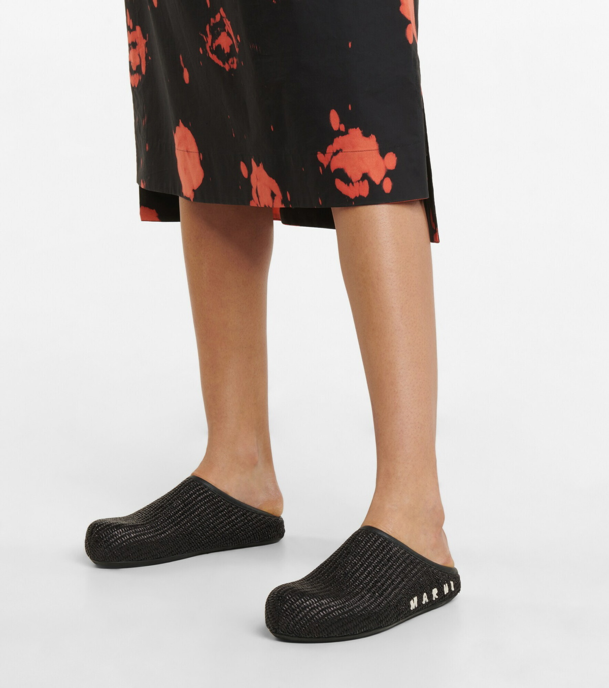 Marni - Sabot raffia slippers Marni