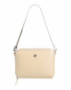 Courrèges Womens Handbag in Beige