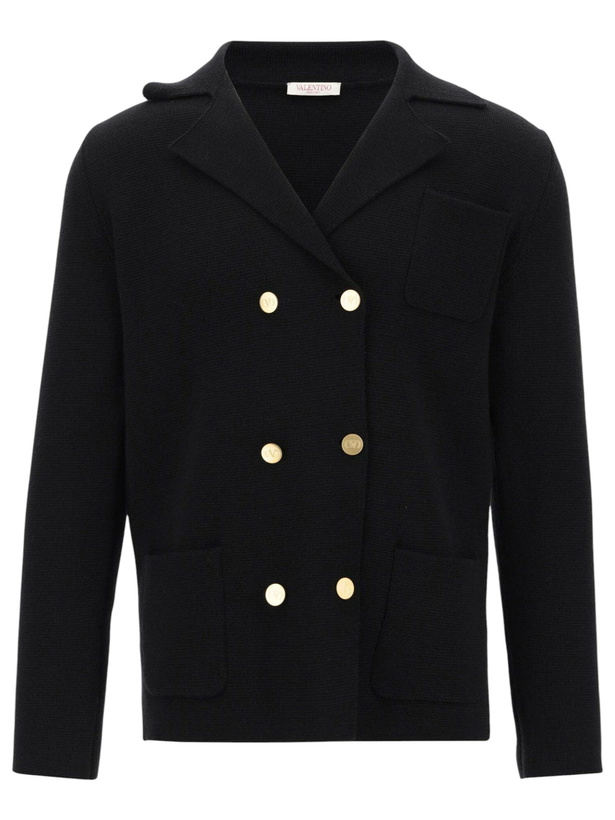 Photo: Valentino Garavani Double-breasted Wool Cardigan