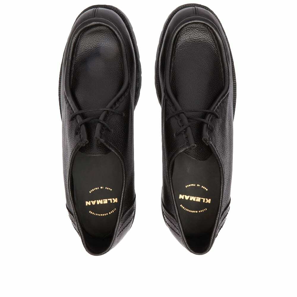 KLEMAN Men's Padror Grain Shoe in Black KLEMAN