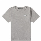 Acne Studios Mini Men's Nash Face T-Shirt in Light Grey Melange