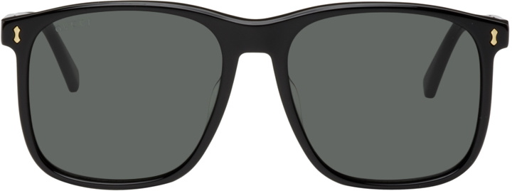 Photo: Gucci Black Square Sunglasses