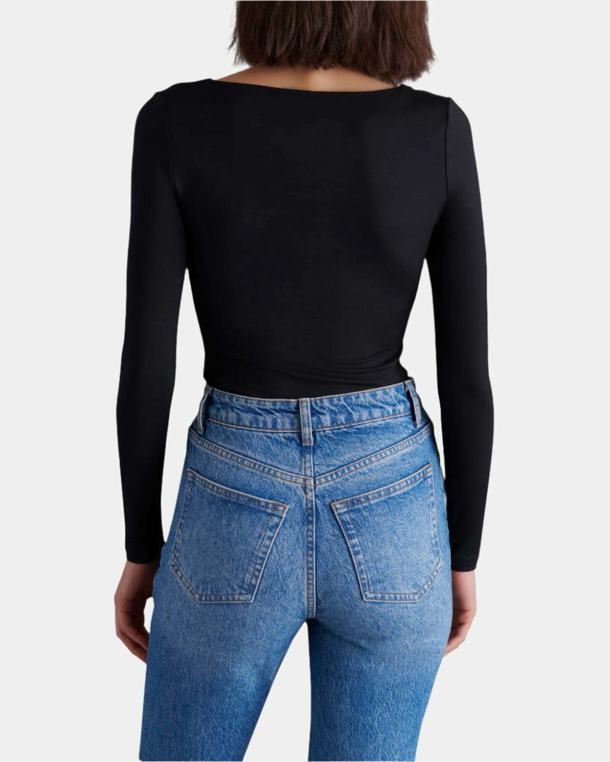 Steve Madden Yura Bodysuit in Black