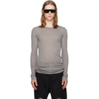 Rick Owens Gray Tower Rib LS T-shirt