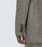 Dries Van Noten Checked double-breasted wool blazer