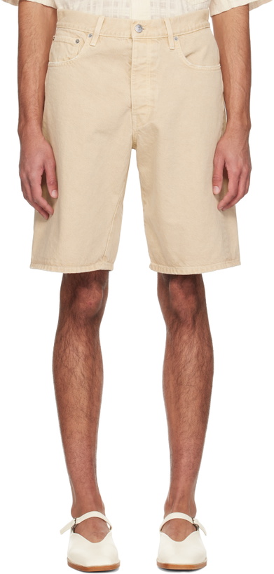 Photo: Sunflower Beige Wide Twist Shorts