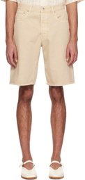 Sunflower Beige Wide Twist Shorts