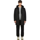 Yves Salomon - Army Black Down Fur-Lined Parka