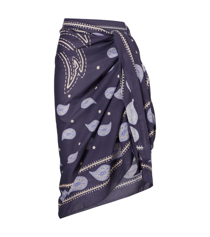 Photo: Johanna Ortiz Printed cotton beach cover-up