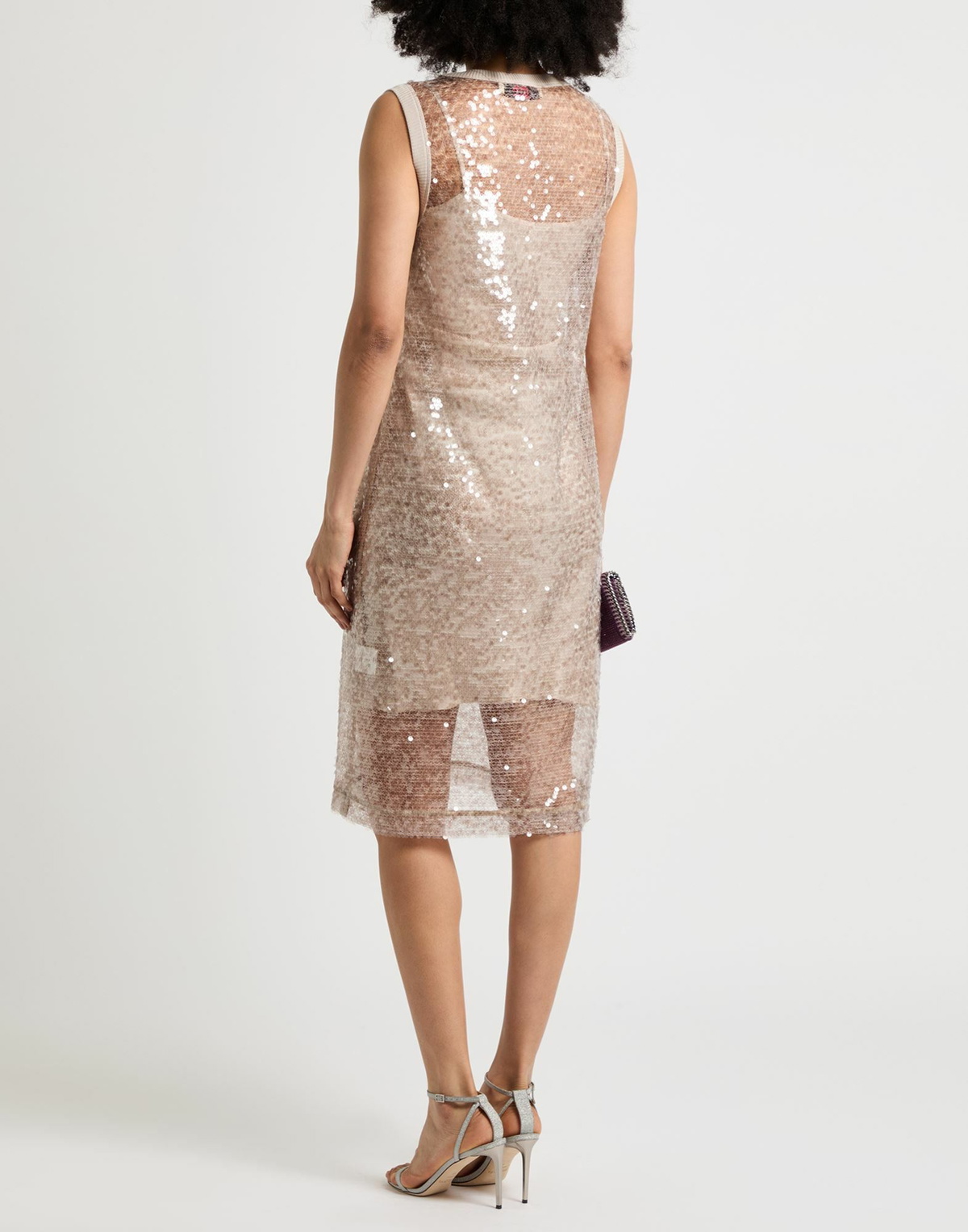 Jucca Womens Midi dress Taupe