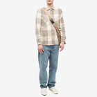 Wax London Men's Whiting Dag Overshirt in Ecru/Beige