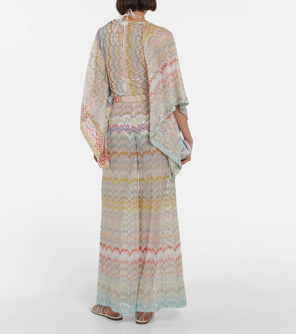 Missoni Mare Printed high-rise wide-leg pants