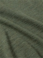 Canali - Slim-Fit Merino Wool Polo Sweater - Green