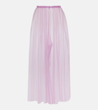 Noir Kei Ninomiya Sheer tulle wide-leg pants