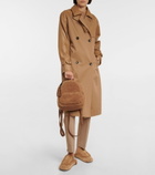 Max Mara - Camel hair and silk backpack