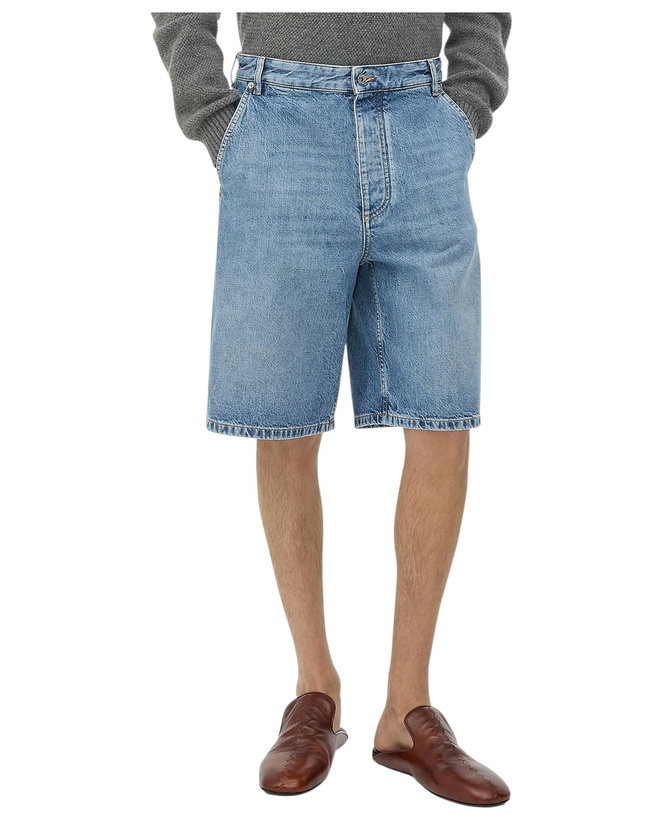 Photo: Bottega Veneta Bermuda Cargo Denim