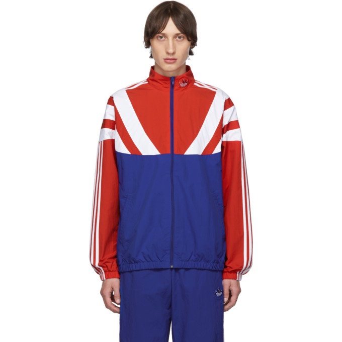 Photo: adidas Originals Red and Blue BLNT 96 Track Jacket