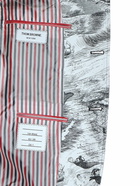 THOM BROWNE - Unconstructed Printed Cotton Blazer