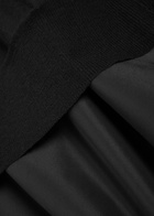 3.1 Phillip Lim Double Layer Combo Cotton-blend Midi Dress Black