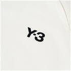 Y-3 3 Stripe Long Sleeve T-Shirt in Off White/Black
