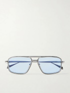 Jacques Marie Mage - Earl Aviator-Frame Titanium Sunglasses