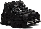 VETEMENTS Black New Rock Edition Platform Sneakers