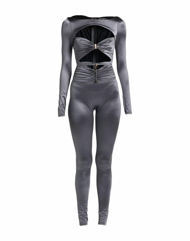 Photo: Elisabetta Franchi Womens Jumpsuit in Gunmetal