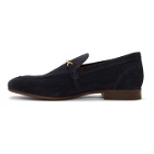 H by Hudson Navy Suede Navarre Loafers