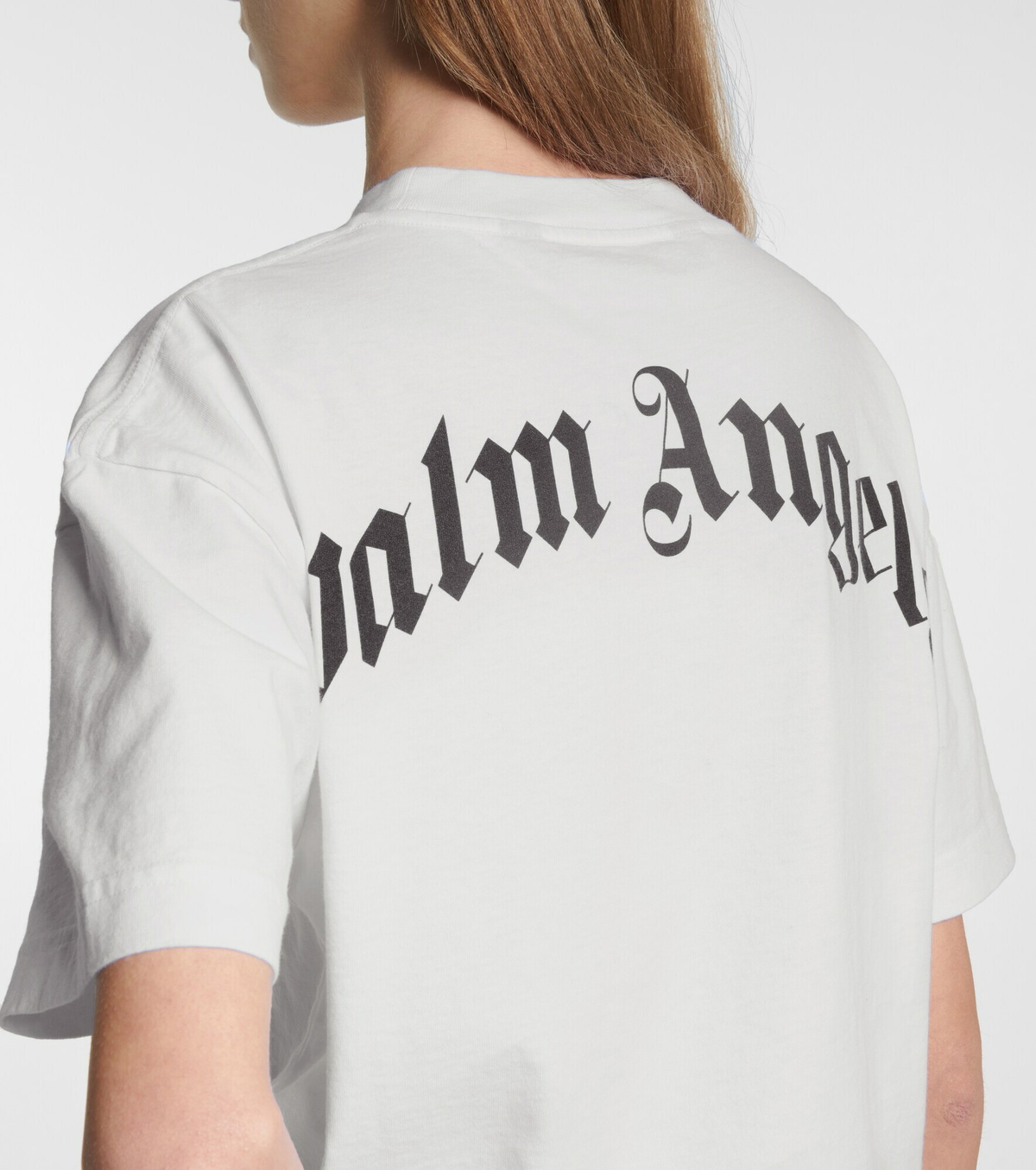 Tシャツ・カットソー PALM ANGELS COTTON JERSEY T-SHIRT WITH LOGO Palm Angels - Logo cotton jersey T-shirt Palm Angels