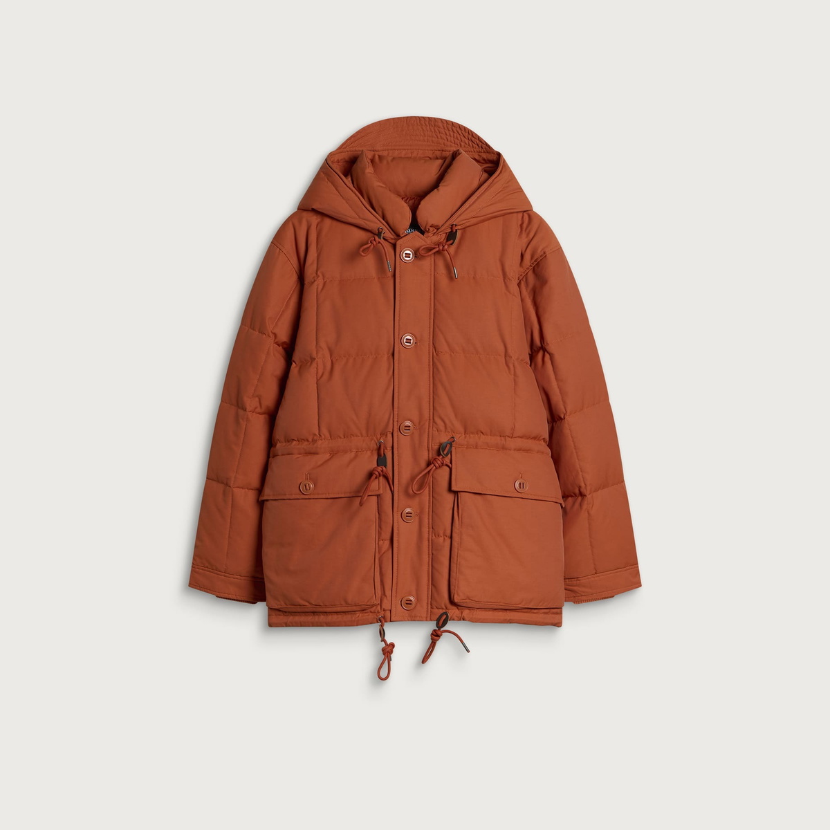 FrizmWORKS Men's Karakoram Down Parka Jacket in Orange