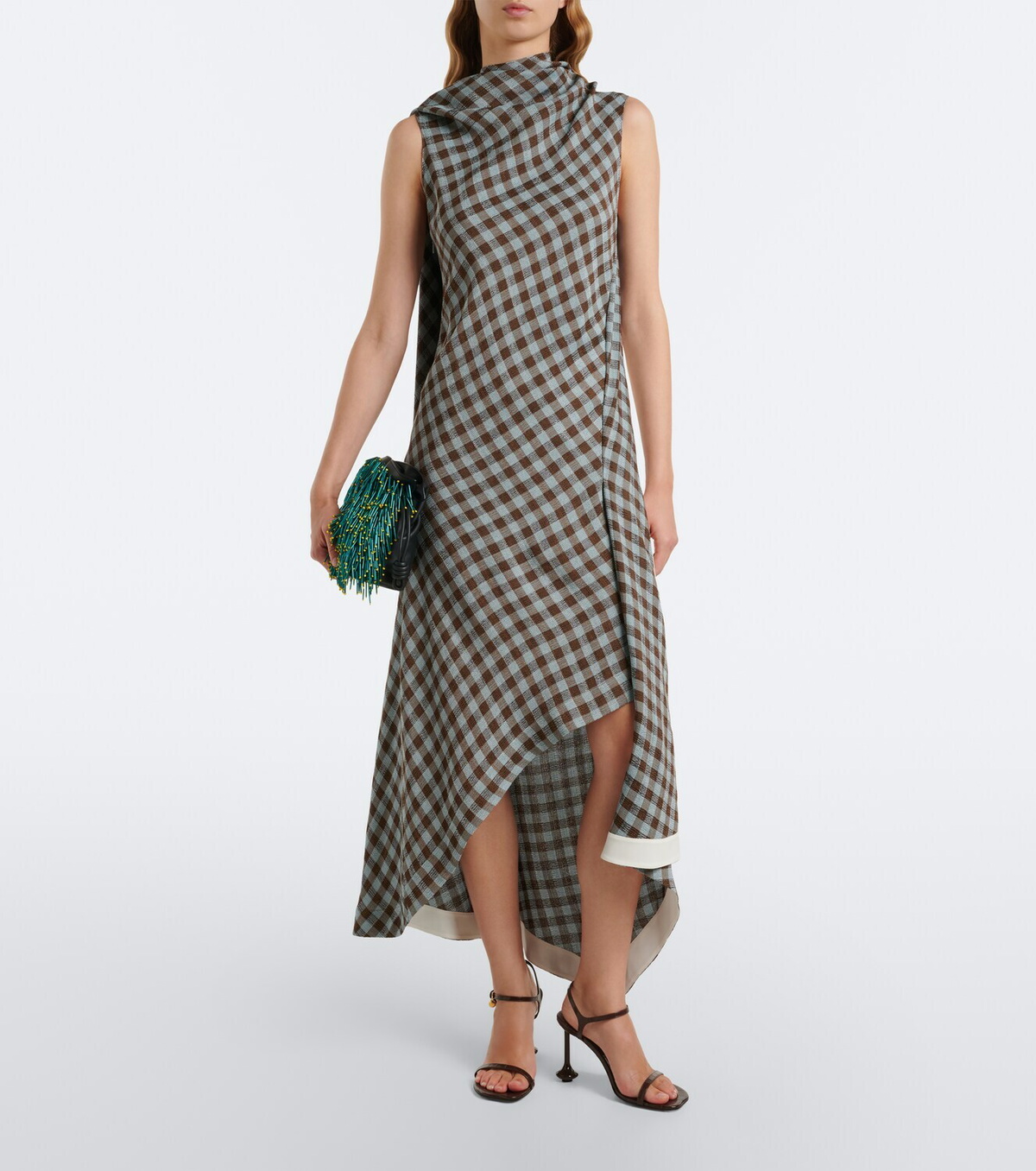 Loewe Flamenco Mimosa Mini leather clutch