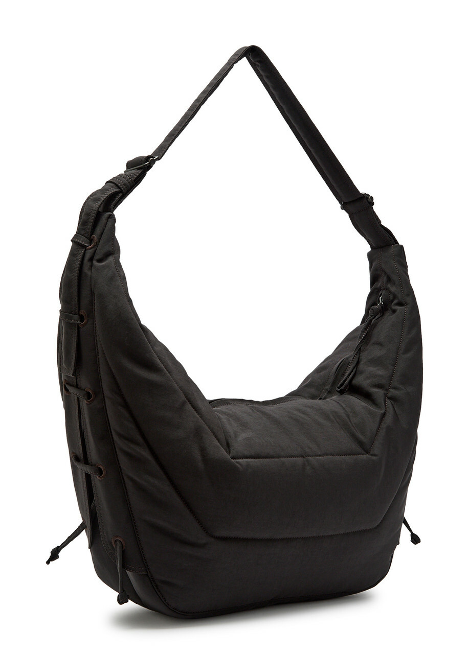 Lemaire Soft Game Large Quilted Nylon Canvas bag - Brown - One Size
