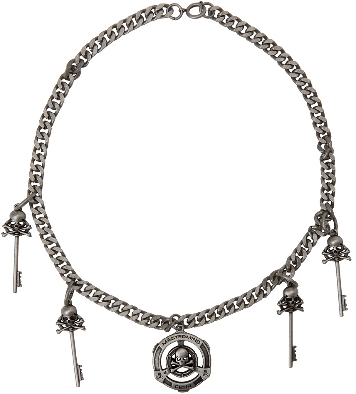 Photo: mastermind JAPAN Silver C2H4 Edition Compass Necklace