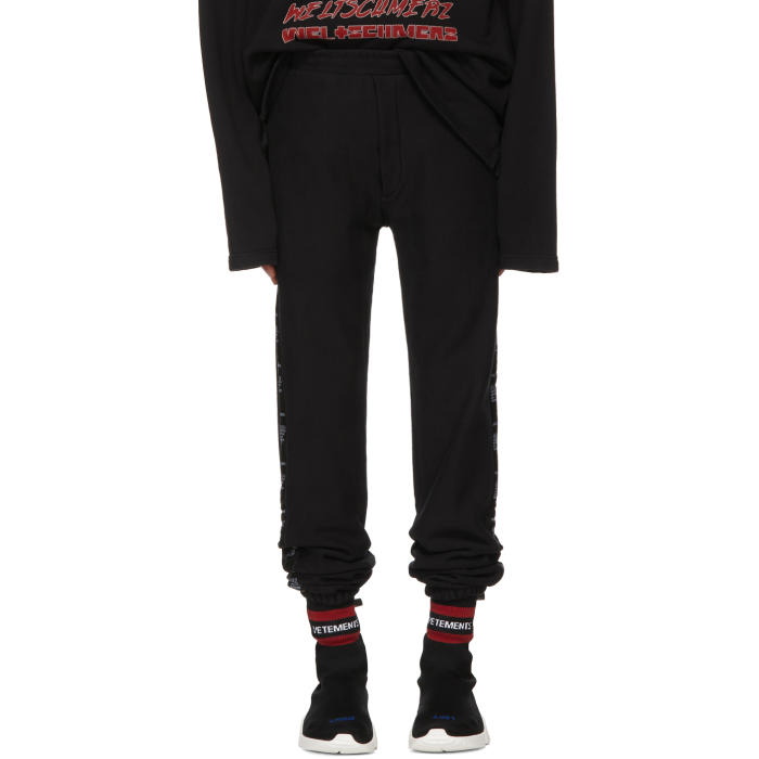 Photo: Vetements Black Tape Lounge Pants